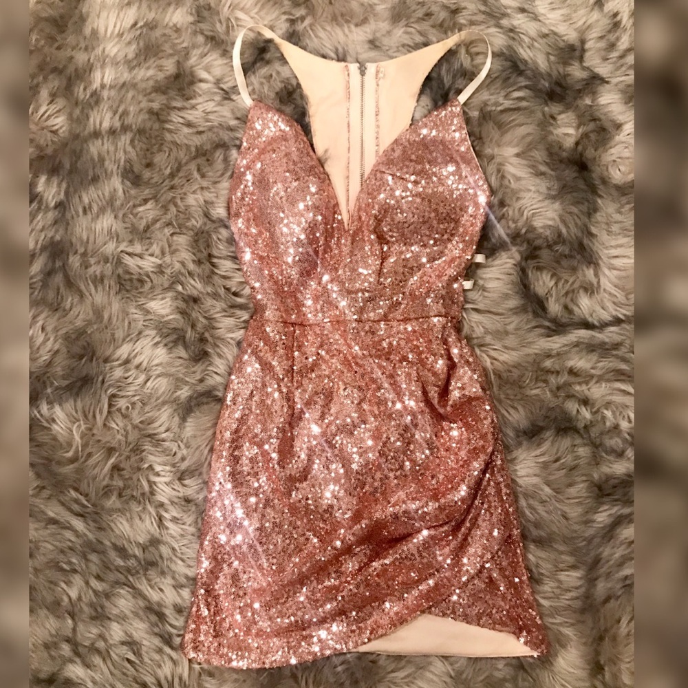 Rose Gold Glam Dress